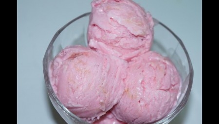 Recette de crème glacée fraise citron