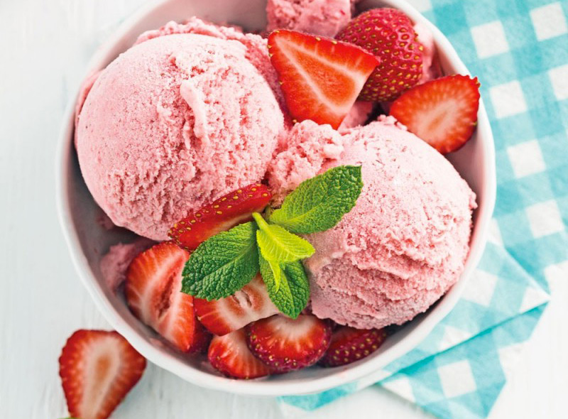 2 idées de recettes à faire avec la machine à glace